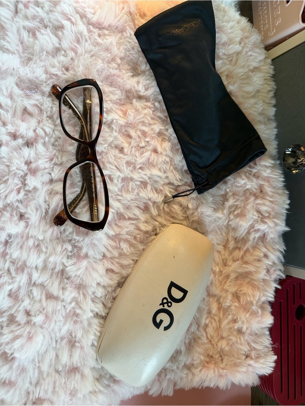 Dolce & Gabbana Sparkle Tortoiseshell Brown Frames
